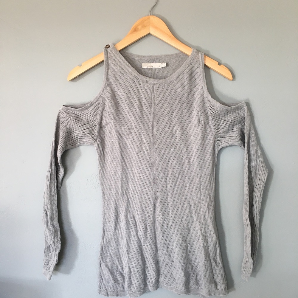 Prana Open Knit Cold Shoulder